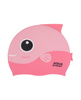 Czepek pływacki na basen dla dzieci Aqua-Sport Swim Fish Cap Light Pink