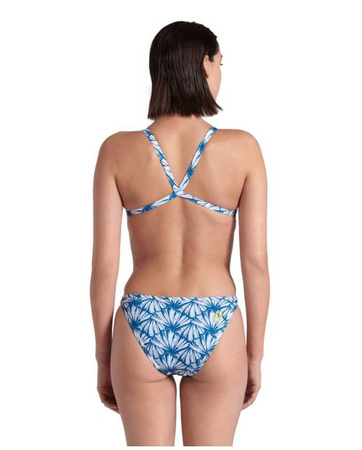 Damski strój kąpielowy jednoczęściowy Arena Women's Rule Breaker Hooked Rev One Piece R White Multi Blue Cosmo