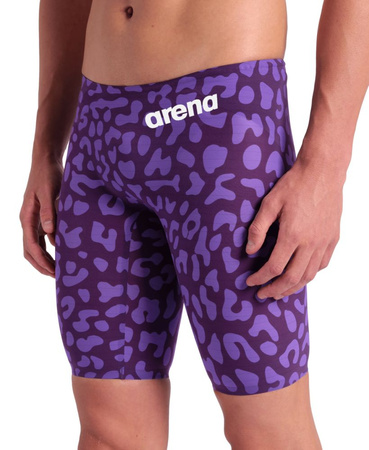 Strój startowy męski Arena Men's Powerskin Carbon Air2 Le Jammer Leopard Violet