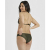 Strój kąpielowy damski Arena Triangle Bikini Solid Dark Olive
