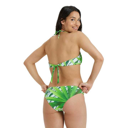 Strój kąpielowy damski Arena Women's Bikini Bandeau Allover Leaf Multi