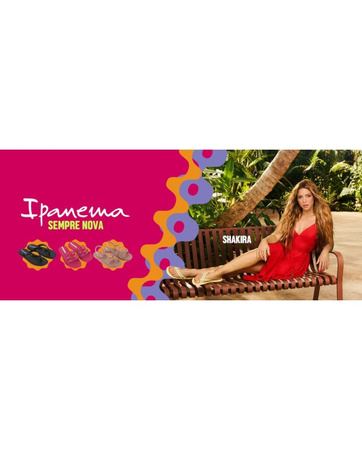 Japonki klapki damskie Ipanema Meu Sol Thong Basic Fem Ad Pink Green