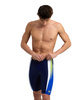 Spodenki kąpielowe męskie Arena Men's Threefold Jammer R Navy Neon Blue White