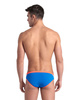 Kąpielówki slipy męskie Arena Men's Icons Briefs Solid Blue River Bright Coral