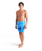 Spodenki kąpielowe męskie Arena Men's Swim Jammer Allover Print Blue Multi Royal