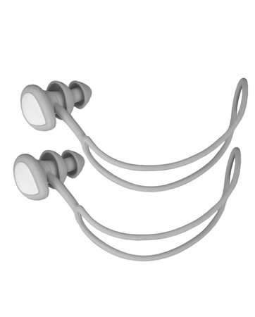 Zestaw akcesoriów pływackich Aqua-Sport zatyczki do uszu i klips na nos Zen Grey