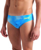 Kąpielówki męskie Arena Men's Swim Briefs Allover Blue Multi