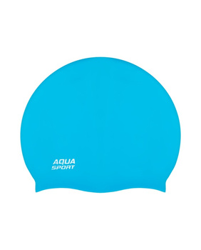 Czepek pływacki na basen Aqua-Sport Monocap 2.0 Silicone Swim  Light Blue