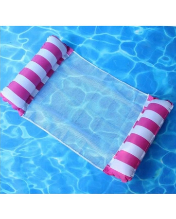 Hamak wodny leżak do pływania Drifter Beach Float Rose White
