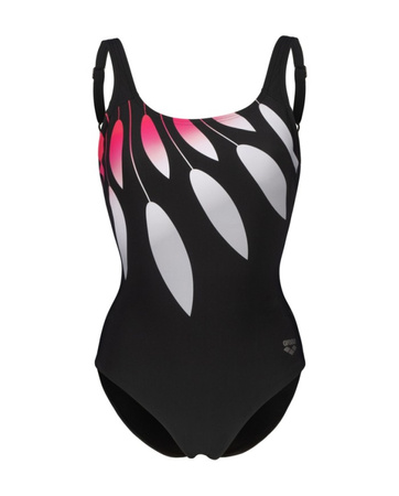 Strój kąpielowy damski Arena Women's Bodylift Guiliana Squared Back Night Grey Multi