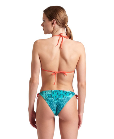 Strój kąpielowy damski Arena Women's Bikini Triangle Allover Camo Kikko Water Multi