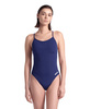 Damski strój kąpielowy na basen kostium jednoczęściowy Arena Solid Navy