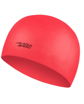 Czepek pływacki unisex Aqua Speed Mega Red kol.31