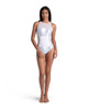 Strój kąpielowy damski Arena Women's Mesh Swim Pro Back Graphic White Multi