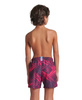 Kąpielówki szorty chłopięce Arena Boy's Water Prints Beach Boxer Ao Junior Dark Purple Multi