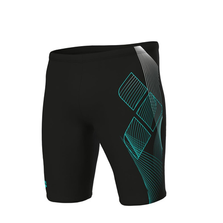 Spodenki kąpielowe męskie Arena Men's Sea Water Swim Jammer Black-Water
