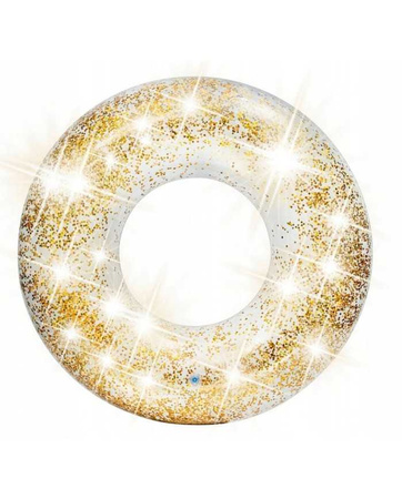 Koło z brokatem do nauki pływania na basen Intex