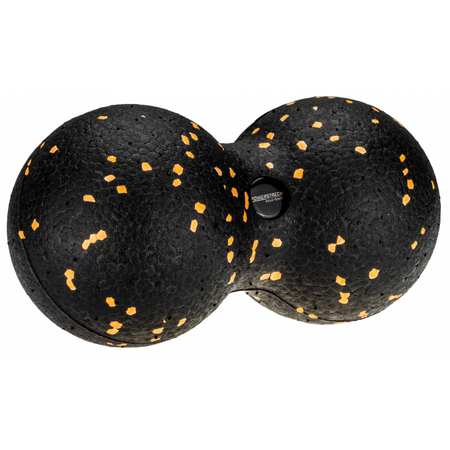 Zestaw do masażu Aqua-Sport Powerstrech Wałek + Piłka + Duoball Black Orange