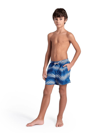 Spodenki szorty chłopięce Arena Boy's Beach Boxer Blue Lake Multi