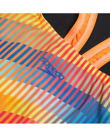 Strój kąpielowy jednoczęściowy dziewczęcy na basen Speedo Digital Orange