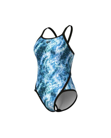 Strój kąpielowy damski Arena Women's Pacific Superfly Back Black Blue