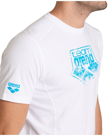 Koszulka Unisex Arena T-shirt Logo Cotton White