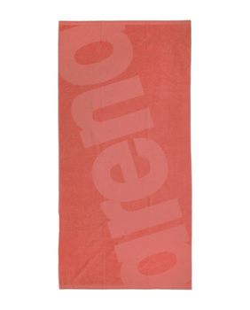Ręcznik kąpielowy Arena Beach Towel Logo II Calypso Coral