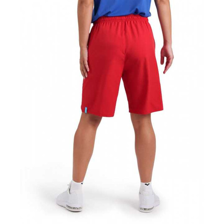 Szorty sportowe Arena Unisex Team Bermuda Panel Red