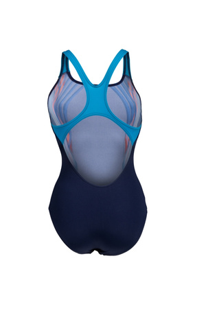 Strój kąpielowy damski Arena Women's Underwater Swimsuit Pro Back Navy Multi