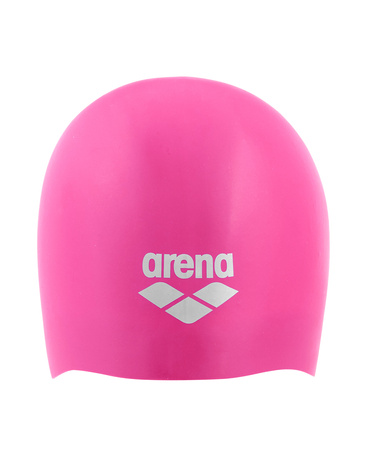 Czepek pływacki silikonowy Arena Long Hair Cap Shocking Pink White