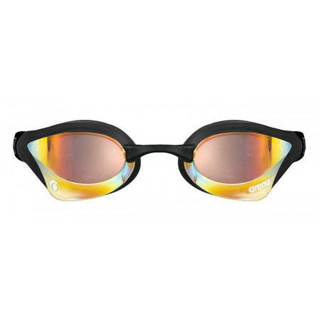 Okulary pływackie na basen arena cobra core swipe yellow-copper-black