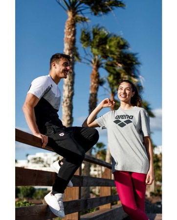 Koszulka sportowa unisex Arena T-Shirt Logo Cotton Sage