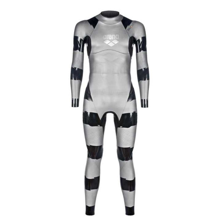 Strój startowy pianka damska Arena Women's Sams Carbon Wetsuit Silver Black