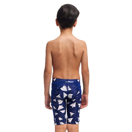 Kąpielówki jammery na basen chłopięce Funky Trunks Paper Plain