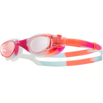 Okulary do pływania na basen dla dzieci Tyr Vesi Junior Tie Dye Orange