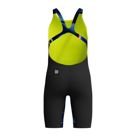 Strój startowy pływacki dla dziewczynek Speedo End Max Black Multi