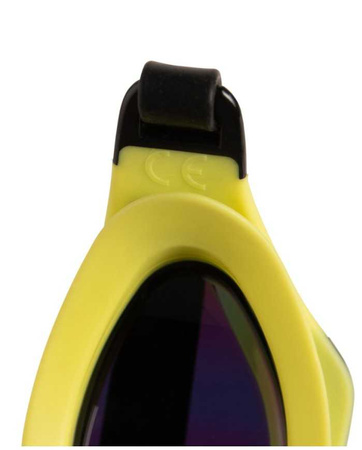 Okulary pływackie na basen Arena Cobra Core Swipe Mirror Emerald Cyber Lime