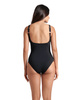 Strój kąpielowy damski jednoczęściowy Arena Women's Swimsuit Giorgia Squared Back Black