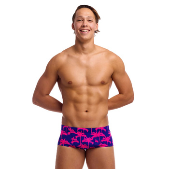 Kąpielówki męskie spodenki do pływania Funky Trunks Pinky Palms
