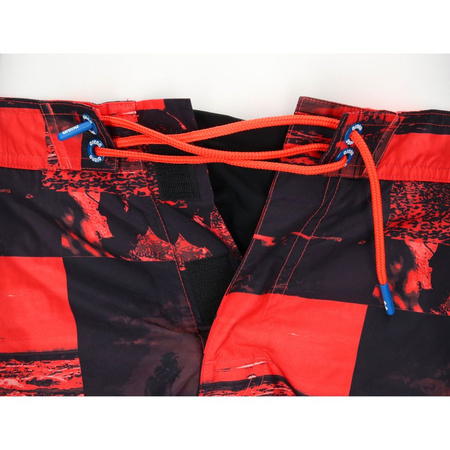 Kąpielówki szorty męskie Arena Men's Icons Team Stripe Allover Short Floreale Multi Asphalt Floreal