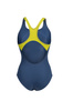 Strój kąpielowy damski Arena Women's Swim Pro Back Graphic Grey Blue Soft Green