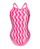 Strój kąpielowy damski Arena Women's Ripple Print Swimsuit Lightdrop Multi Pink-Shocking Pink