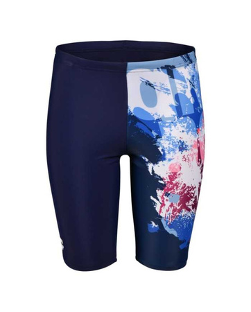 Spodenki kąpielowe chłopięce Arena Boy's Waves Breaking Swim Jammer Navy Multi