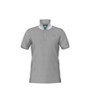 Koszulka polo męska Arena Men's Poloshirt Solid Cotton Piquet Medium Grey Heather 