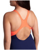 Strój kąpielowy damski Arena Women's Reflecting One Piece Navy Bright Coral