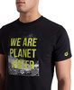 Koszulka T-shirt męski Arena Solid Cotton Black We Are Planet Water