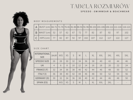 Strój kąpielowy jednoczęściowy damski na basen Speedo Solid Tie Back