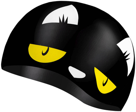Aqua Speed Czepek pływacki junior KIDDIE cat black kol.07
