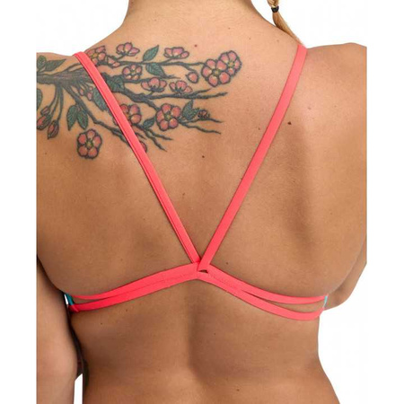 Strój kąpielowy Arena Women's Team Swimsuit Lace Back Solid