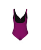 Strój kąpielowy damski Arena Women's Bodylift Swimsuit Maura U Back Grape Violet